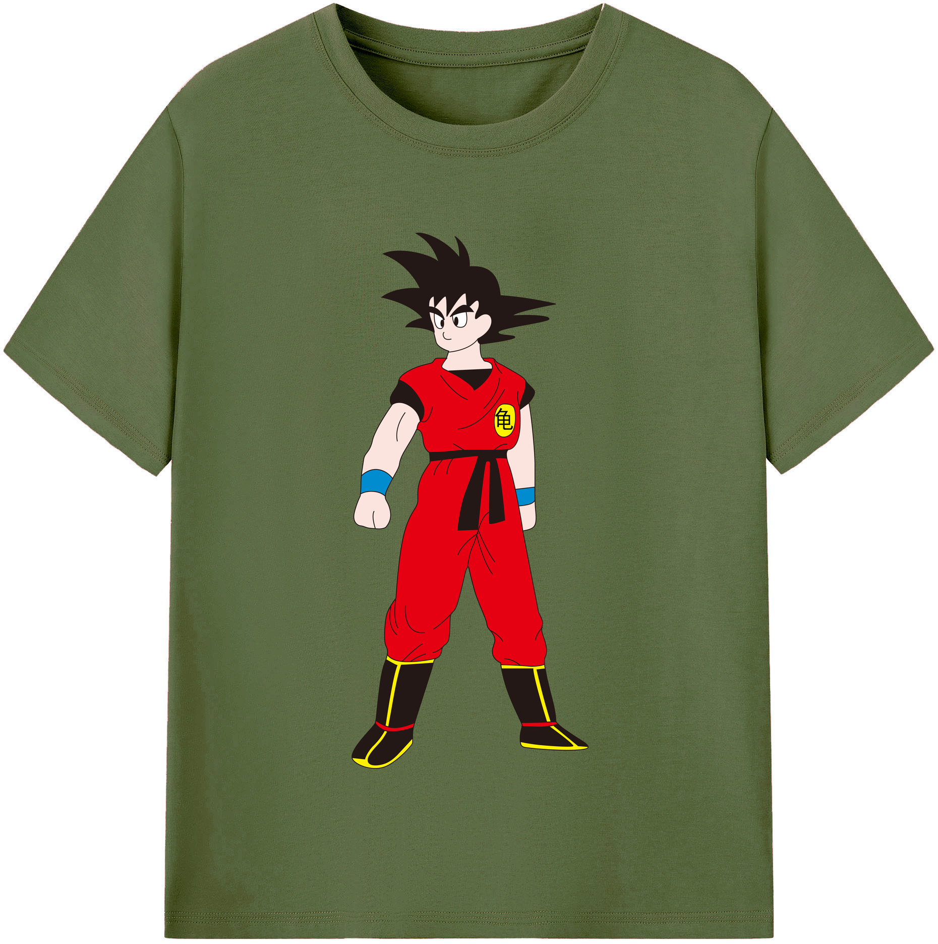 （画像用） ドラゴンボール 孫悟空（そん ごくう）Son Goku カカロット DRAGON BALL Kakarotto 綿100％半袖Tシャツ（フロントプリント）